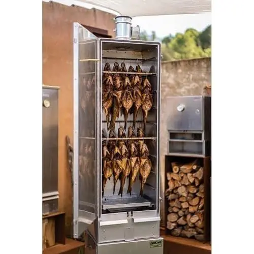 Produktbild: ISOLIERTER Räucherofen 120x39x33cm von SMOKI aus aluminiertem Stahl
