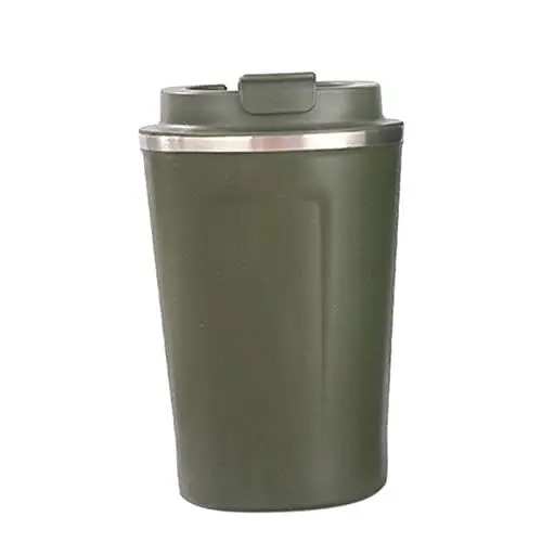 Produktbild: Isolierter Kaffeebecher, Langlebiger, Tragbarer Isolierbecher mit Großem Fassungsvermögen für zu Hause (380ml)