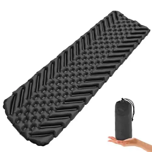 Produktbild: Isomatte Camping Outdoor Ultraleicht Camping Isomatte Aufblasbare, wasserdichte Faltbar Luftmatratze, Kleines Packmass Campingmatte Schlafmatten für Camping Wandern Sport Reisen Backpacking