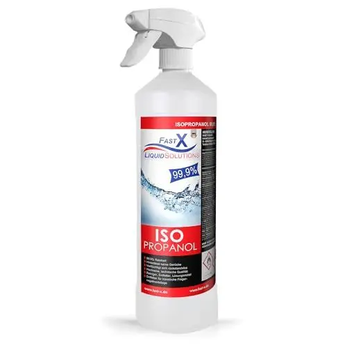 Produktbild: Isopropanol 99,9% Reiniger in Sprühflasche – 1 Liter | Hochprozentiger IPA Reinigungsalkohol für Haushalt & Elektronik | Made in Germany (Spray 1 Liter)