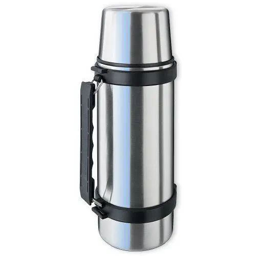 Produktbild: ISOSTEEL Isolierflasche Travel Quickstop, Silber