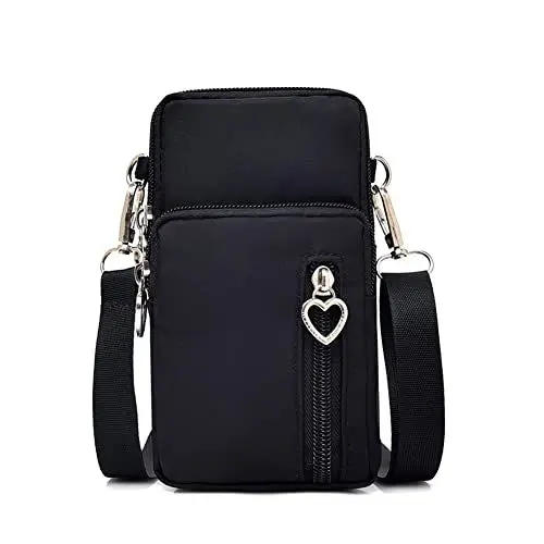 Produktbild: iSpchen Brustbeutel Herren und Damen Reisepass Tasche Brusttasche mit RFID Schutz Reise Umhängetasche Flugticket Reisepass Tasche Reise Dokumente Passport Organizer Kleine Geldbörse Handytasche
