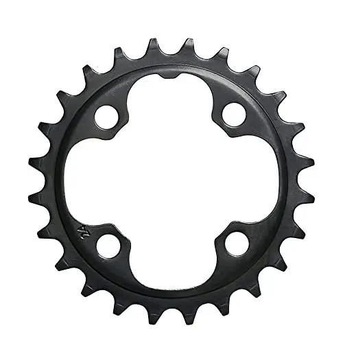 Produktbild: iSpchen Fahrrad kettenblatt 4-Schrauben Schmale Breite Kettenblätter 64cm Fahrrad kettenblätter 24T Kohlenstoffstahl Kettenblatt für 9-Gang Fahrrad Mountainbike Rennrad Zubehör