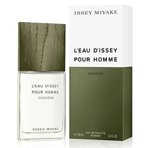 Produktbild: Issey Miyake - L’Eau d’Issey pour Homme Eau & Cèdre Eau de Toilette Intense – Lebhafter, holziger Duft mit Zedernholz & Kardamom – von der Natur inspiriert – in verschiedenen Größen erhältlich.