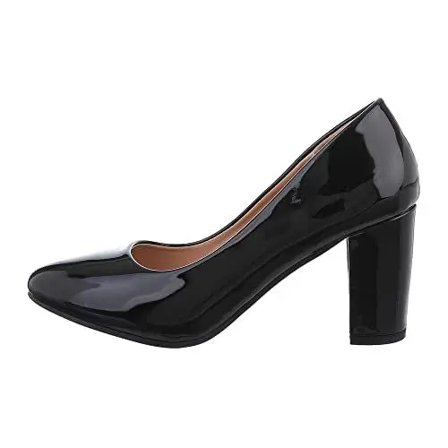 Produktbild: Ital Design Damenschuhe Pumps High Heel Pumps, CIC-15-, Kunstleder, Schwarz, Gr. 38