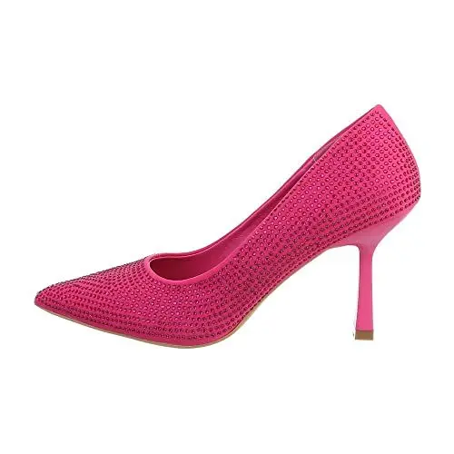 Produktbild: Ital Design Damenschuhe Pumps High Heel Pumps, LOLA-133-, Textil, Pink, Gr. 38