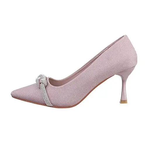 Produktbild: Ital Design Damenschuhe Pumps High Heel Pumps, YU-129-, Synthetik, Hellrosa, Gr. 38