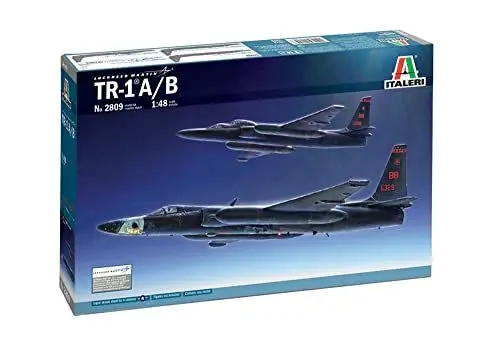 Produktbild: Italeri 2809S 1:48 Lockheed TR-1A/B, originalgetreue Nachbildung, Modellbau, Basteln, Hobby, Kleben, Plastikbausatz, Zusammenbauen, Mehrfarbig, Large