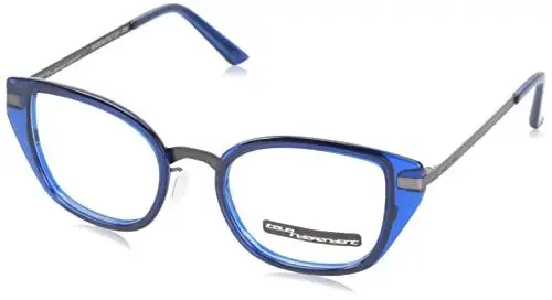 Produktbild: Italia Independent Men's 5358 Sunglasses, Dark Blue and Gun Metal, 50