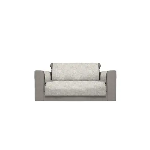 Produktbild: Italian Bed Linen Glamour rutschfeste Sofabezug aus Polyester, made in italy, Beige 2 Plätze