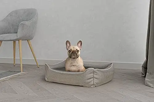 Produktbild: Italian Bed Linen Hundebett Dandy, für Hunde und Katzen, Beige, 62 x 50 x h17 cm