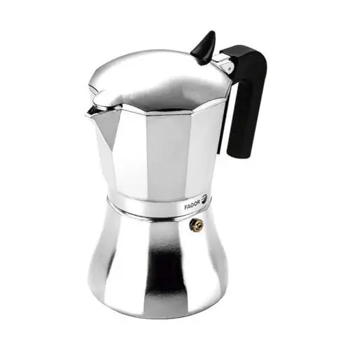 Produktbild: Italienische Kaffeemaschine FAGOR Cupy Aluminium (6 Tassen)
