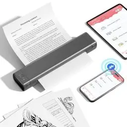 Produktbild: Itari Tragbarer Tattoo Drucker, M08F Drahtlose Tattoo Maschine Stencil Drucker Printer, Tintenloser Thermodrucker Bluetooth Drucker für Tattoo, Unterstützt Tattoo Transferpapier und Thermopapier A4