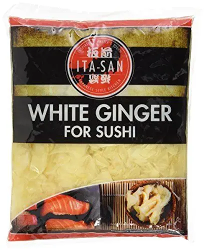 Produktbild: ITA-SAN Sushi Ingwer WEIß / WHITE GINGER FOR SUSHI 1kg Abtropfgewicht