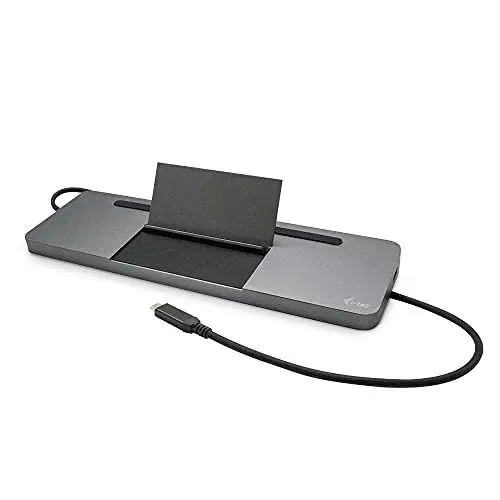 Produktbild: i-tec USB-C Dockingstation - 1x HDMI, 1x VGA, 1x DisplayPort, 1x GLAN, 2X USB 3.0, 2X USB 2.0, 1x SD/MicroSD, 1x Audio, 1x USB-C Power Delivery Port 85W