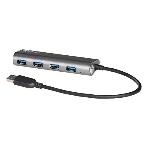 Produktbild: i-tec USB 3.0 Metal Charging HUB 4 Port mit Netzadapter, 4x USB 3.0 Ladeport, Ideal für Notebook Ultrabook Tablet PC, Windows Mac, Aluminium Design HUB
