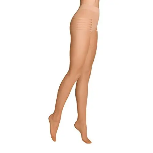 Produktbild: ITEM m6 invisible 15 stripes panty Tights Damenstrumpfhose Kompression (L1 / size L, Light-tan)