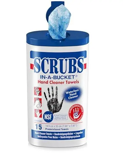 Produktbild: ITW Scrubs-Reinigungstücher 15 Stück Scrubs-in-a-Bucket