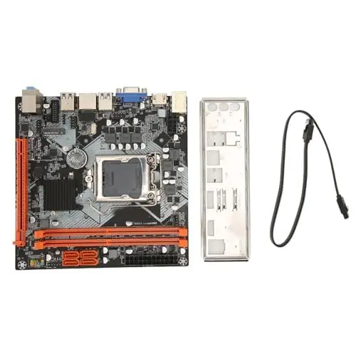 Produktbild: ITX H110 Motherboard, 2xDDR4 32GB LGA1151 SATA3.0 M.2 Nvme ITX Gaming Tastatur, Unterstützung für PCIE3.0 X16, HDMI, VGA, 4xSATA3.0, USB3.0, für Desktop-Computer