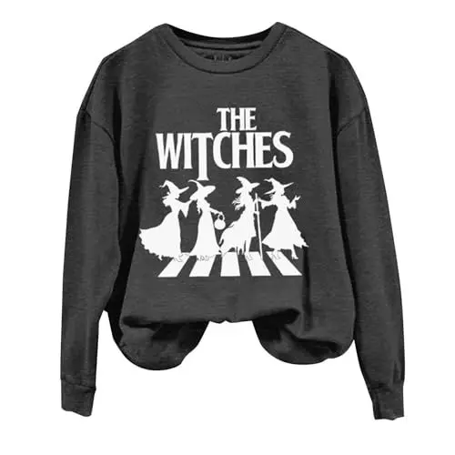 Produktbild: IUYTYSER Boho Pulli Damen Sale Winterjacke Damen Knielang Pullover Damen Japan Sweatshirt Halloween Damen Weihnachtspullover Familie Baumwolle Hoodie Camouflage Damen Pullover Kurz Angebote