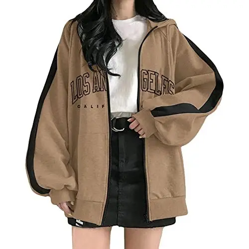 Produktbild: IUYTYSER Damen Freizeitjacke Sale Pullover Khaki Damen Parajumpers Damen Jacke Sommer Klamotten Damen Wohlfuehl Pullover Damen Hoodie Damen Sommer Duenn Hoody Oversize Sale Angebote