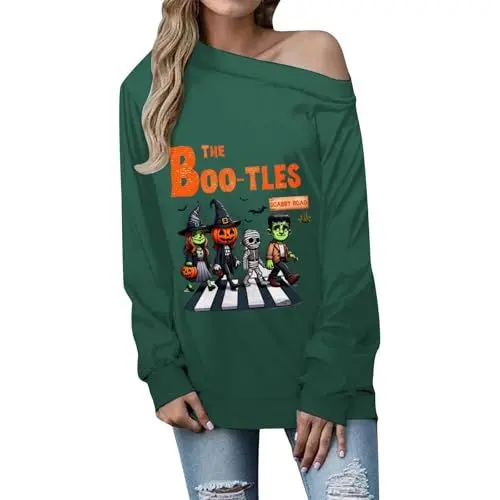 Produktbild: IUYTYSER Damen Lange Jacke Winter Sale Wickelpullover Damen Weißes Langarmshirt Kinder Pullover Sportlich Damen Weihnachtskostüm Damen Lustig Skipullover Damen Warm Mom Pullover Sale Angebote