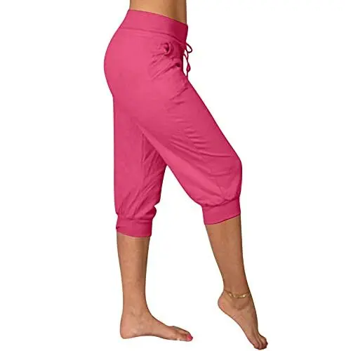 Produktbild: IUYTYSER Deals Damen Leggings Leggings Damen Baumwolle Lang Caprihose Damen High Waist Hochgeschnittene Hosen Jeggings Damen Stretch Mit Taschen Damen Hosen Stretch Hoher Bund Deals Leggings Weich
