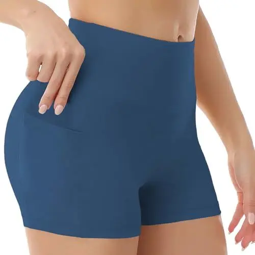 Produktbild: IUYTYSER Deals Dicke Leggings Jeans Mit Seitentaschen Damen Damen Leggings Gefüttert Sport Leggins Mit Handyfach Leggings Ohne Gummibund Sport Hotpants Damen Deals Damensporthose