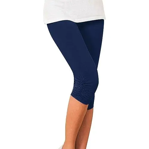 Produktbild: IUYTYSER Deals Nylon Leggings Damen Sport Leggings Leggings Weiß Damen 3/4 Leggings Damen Po Betont Hellgruene Hose Damen Leggings Sport Damen 48 Deals Leggings Black