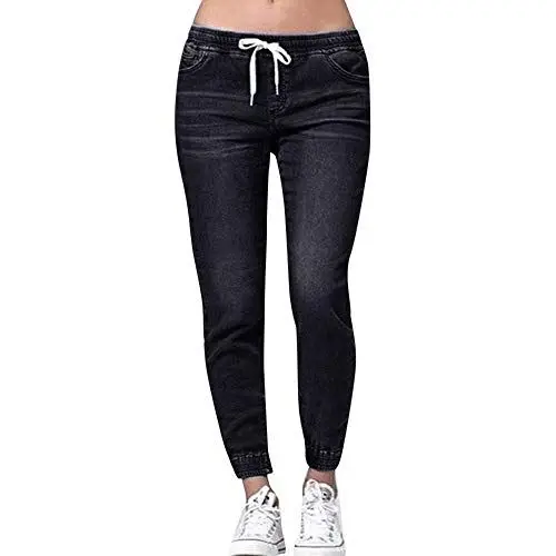 Produktbild: IUYTYSER Deals Nylon Leggings Leggings Elegance Damen Jeans Damen 7/8 Länge Stretch High Waist Lederhose Damen Glanz Leggings High Waist Leggings High Waist Damen Lang Deals Bauchweg Jeans