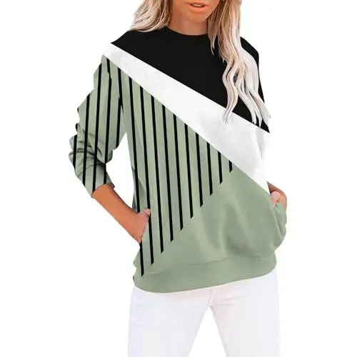 Produktbild: IUYTYSER In This Shirt Angebote Sport Pullover Für Damen Los Angeles Pulli Damen Sweatjacke Dunkelgruen Tshirt Damen Glitzer Hoodie Damen Große Größen Friends Hoodie Angebote