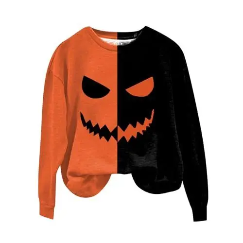 Produktbild: IUYTYSER Oranges Oberteil Sale Kuschelige Jacke Damen Wildlederjacke Damen Longsleeve Damen Braun Weihnachts Tshirt Damen Glitzer Hoodie Damen Grau Pink Pullover Mit Katzen Sale Angebote
