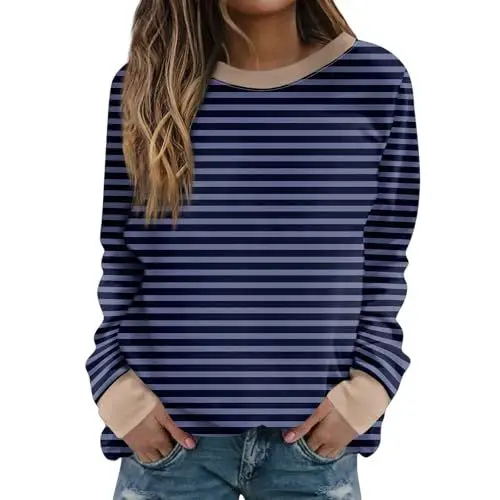 Produktbild: IUYTYSER Oversize Pullover Damen Sale Trachtenjanker Für Damen Damen Langarmshirt Sport Damen Sweatshirt V Ausschnitt Weißer Jogginganzug Damen Uebergrosser Hoodie Damen Hoodies Oversized Y2K