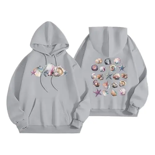 Produktbild: IUYTYSER Pullover Damen XL Sale Damen Shirt Oversize Save The Duck Jacke Damen Pinke Fleecejacke Damen Weihnachtspullover Für Katzen Weißer Hoodie Oversize Pullover Y2K Sale Angebote