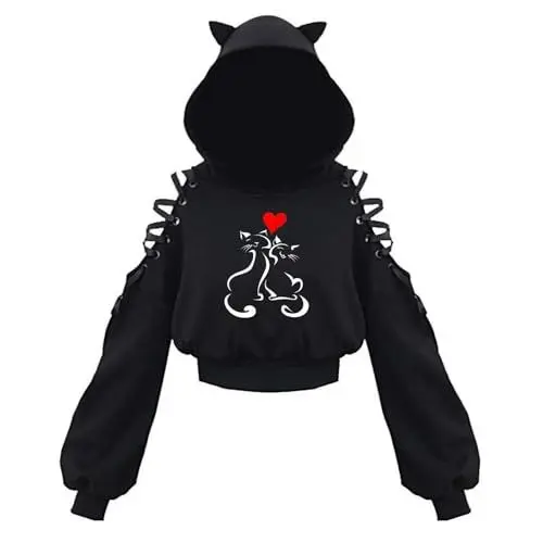 Produktbild: IUYTYSER Pullover Girls Angebote Weihnachts-Pullover Damen Fleece Sweatshirt Damen Klamotten Teenager Mädchen Trend Lustige Hoodie Damen Kuschelig Adventskalender 2024 Lustig