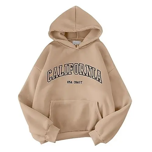 Produktbild: IUYTYSER Sale Angebote Dunkelblau Sweatjacke Dunkelblau Damen Lange Sweatshirts Damen Jacke Damen Fruehling Oversize Pulli Personalisiert Hoodie+Damen+Oversize Pullover Royalblau Sale Angebote