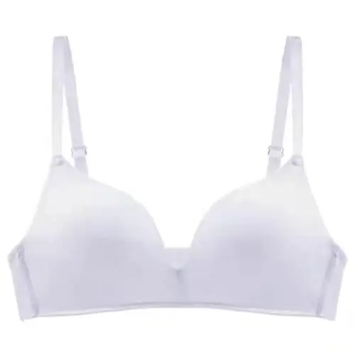 Produktbild: IUYTYSER Sale Angebote Sale Angebote BH Wattiert Ohne Bügel Nahtlose Unterwäsche Damen BH BH Schalen Zum Einnähen BH Mit Kreuztraegern Hinten BH Damen Ohne Buegel Mehrpack Damen Sommer Kleidung Sale