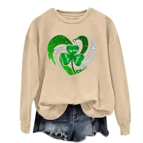 Produktbild: IUYTYSER Sommeroutfit Damen Sale Strickjacke Damen Weiss T Shirt Mit Augen Damen Damen Sweatshirt V Ausschnitt Rainbow Pullover Damen Sweatjacke Damen Mit Kapuze Baumwolle Weinachtshemd Sale Angebote