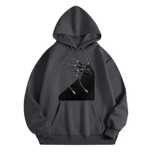 Produktbild: IUYTYSER Teddy Strickjacke Sale Teenager Mädchen Trend Los Angeles Sweatshirt Damen Blaue Sweatshirt Jacke Damen Damen Pullover Modern Cropped Hoodie Damen Pullov Sweatshirt Sale Angebote