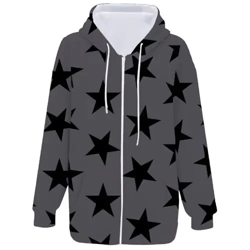 Produktbild: IUYTYSER Top Mit Farbblock Sale Ausgefallene Kleidung Damen Rot Weiß Gestreiftes Shirt Oversized Sportshirt Damen Grosse Grössen Damen Kaputzen Pullover Grau Grünes Langarmshirt Sale Angebote