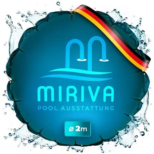 Produktbild: IVEUM 2m rundes Poolkissen Winter – Pool Kissen Überwinterung - Poolabdeckung Winter – Pool Luftkissen – Kissen Pool (RUND 2M)