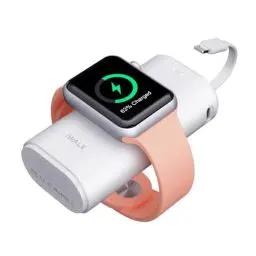 Produktbild: iWALK Ladestation Apple Watch, iPhone, 3 in 1 Tragbares Ladegerät, 9000mAh Powerbank mit Kabel für iPhone 14/13/12/11 Kabel, USB-C Ladeanschluss, kompatibel für iPhone 13/12/11/XS/XR/X/8/7/6