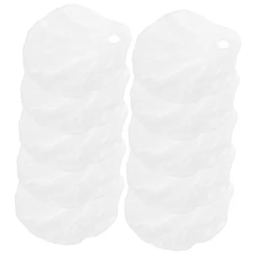 Produktbild: IWOWHERO 100er-packung Schmuckanhänger Aus Acryl mit Löchern Dekorative Zur Schmuckherstellung für Halsketten und Armbänder