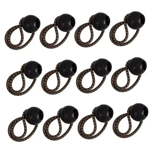 Produktbild: IWOWHERO 12er-Pack Outdoor Elastisches Seil Zelt Befestigungsgurte Bungee-schnüre Vielseitiges Haushalts-campingseil