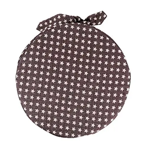 Produktbild: IWOWHERO 1stück Waschbarer Stuhlkissen Für Mädchen Erhöhungs-pad rutschfest Und Für Esszimmerstühle Für Mädchen Und Kleinkinder Kaffeestern-Design