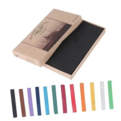 Produktbild: IWOWHERO 1 Karton 12Stk Öl-Pastell farbige Kreide Graffiti-Stift Graffiti-Buntstift zeichnung Graffiti-Farbpulverstift wachsmalstifte Buntstifte Pastell zeichnen Pastellkreiden Kunststifte