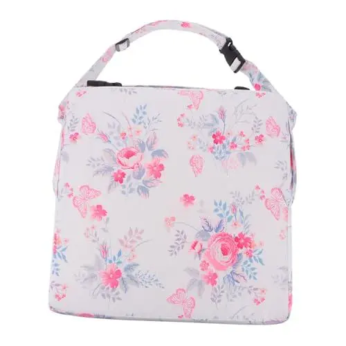 Produktbild: IWOWHERO 1stk Sitzkissen Für Kinder Tragbarer Booster Aufstehkissen Für Kleinkinder Stuhlerhöhungspads Quadratisches Stuhlkissen Für Kinder Sesselbahnkissen Tragbare Stühle Weiß Polyester
