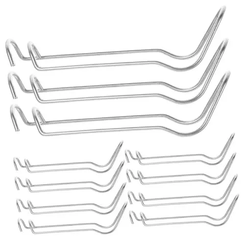 Produktbild: IWOWHERO 20st Gewächshaus-rohrverbinder Gartenclip Pflanzenschnallen-befestigungsklemme Pflanzenklammern Pflanzenstützclips Stützklammern Für Spalierpflanzen Stützklemme Silver Stahldraht