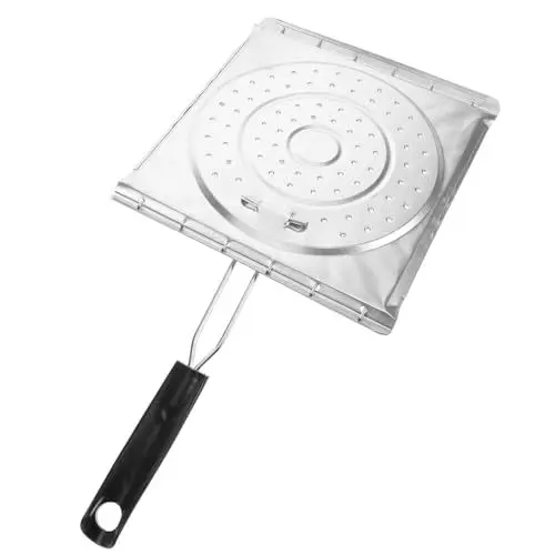 Produktbild: IWOWHERO Grillrost Für Colombianas Wärmeverteiler Toaster Edelstahl Grillblech Camping Zuhause Kochen Silber