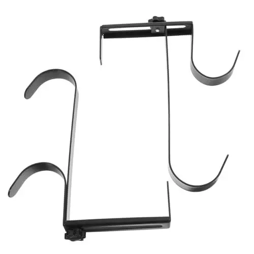 Produktbild: IWOWHERO 2st Poolhaken Poolhandtuchhaken Im Freien Pool-sicherheitshaken Aufhänger Für Poolschläuche Haken Für Poolausrüstung Halter Für Pool-skimmer Pool-zubehör Poolversorgung Black Eisen